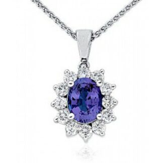 Diamond & Color Stone Pendant