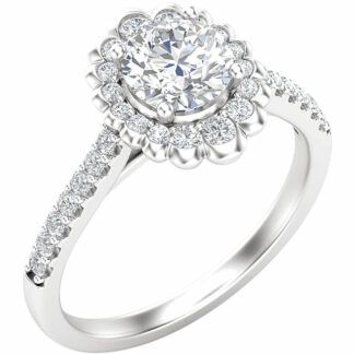 Diamond Semi Mount Set Ring