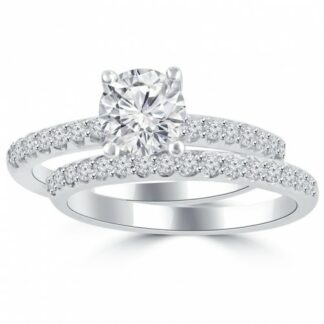 Diamond Engagement & Wedding Band